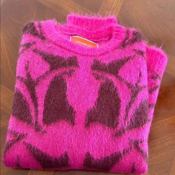 La DoubleJ Camden Jumper Bordeaux Fuchsia - Picture 2 of 12